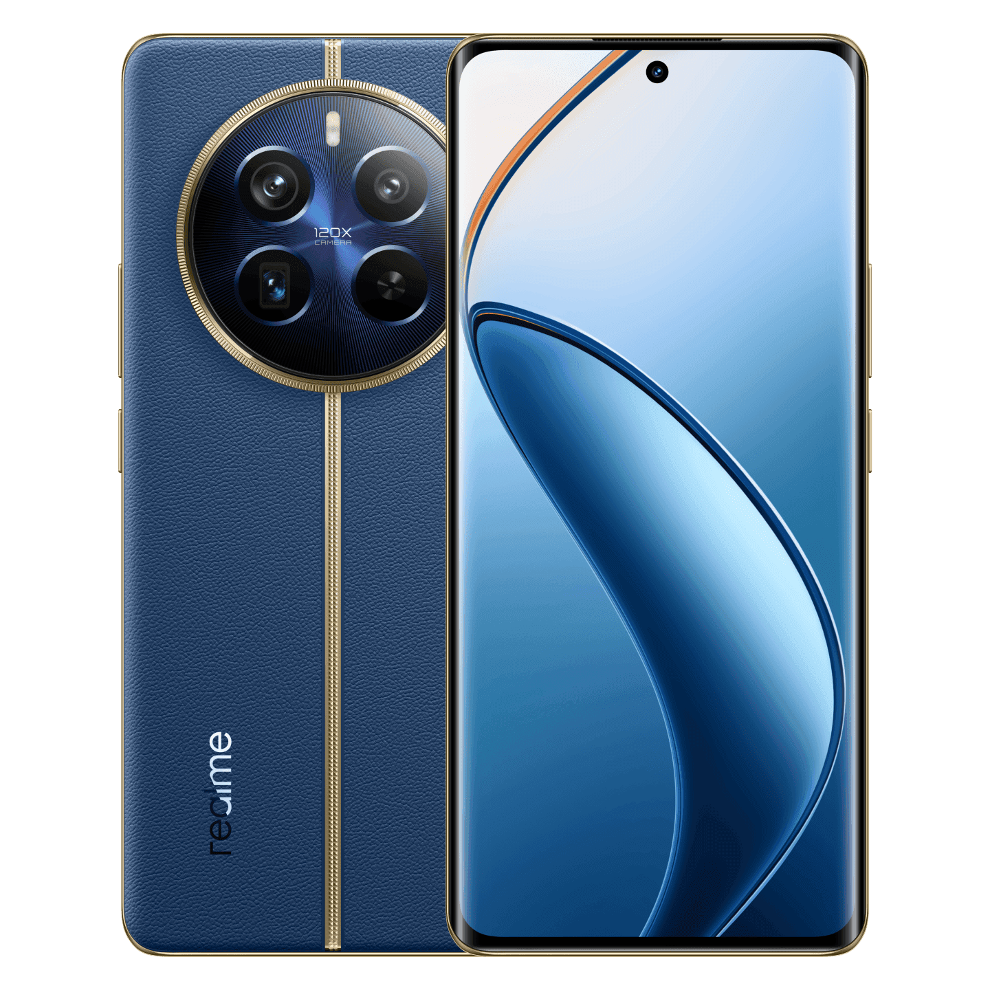 Celular realme em imagem oficial da marca